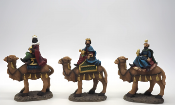 SET 3 CAMMELLI 9X4.5 H. 11CM