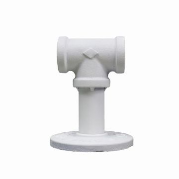 LINEA FERRO SYSTEM - SUPPORTO CENTRALE 9CM COLORE BIANCO