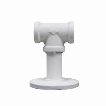 FERRO-SYSTEM - SUPPORTO CENTRALE 9CM BIANCO 1 PZ