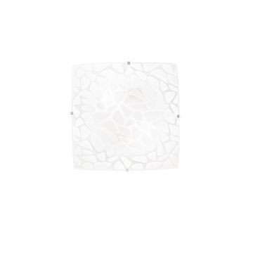 PLAFONIERA ISLAND BIANCO 30X30CM - 2XE27