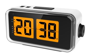 SVEGLIA DIGITALE RADIOCONTROLLATA BIANCA