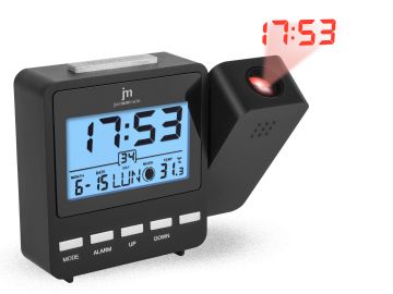 SVEGLIA DIGITALE AL QUARZO CON PROIEZIONE NERA