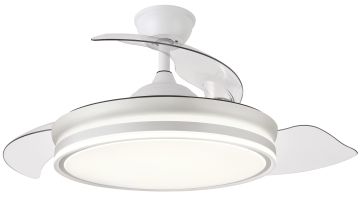 VENTILATORE DA SOFFITTO A LED DIAM. 107CM BIANCO 