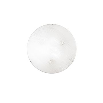 PLAFONIERA KARDIO BIANCO TRASPARENTE DIAM. 40CM - 3XE27