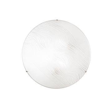 PLAFONIERA KARDIO BIANCO TRASPARENTE DIAM. 50CM  - 4XE27