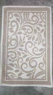 TAPPETO JAQUARD COTTON 120X180CM BEIGE