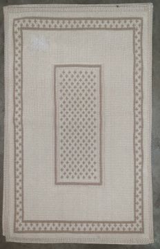 TAPPETO JAQUARD COTTON 70X120CM GRIGIO