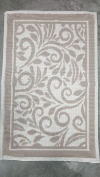 TAPPETO JAQUARD COTTON 70X120CM GRIGIO