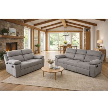 COPPIA DIVANI MOD. KEY CON RELAX MANUALE IN TESSUTO