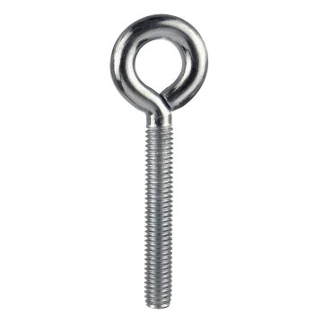 SET 4 OCCHIOLI FILETTO METRICO ZINCATI M6X40