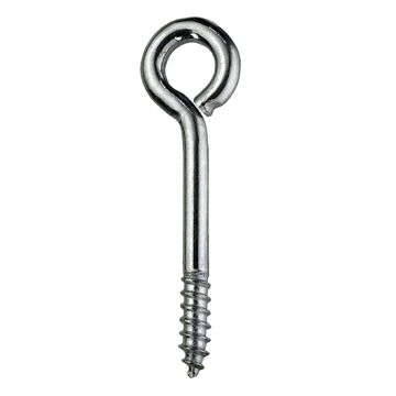 SET 4 OCCHIOLI PER LEGNO ZINCATI 4,0X30X14