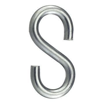 SET 6 GANCI A "S" ZINCATI MISURE ASSORTITE