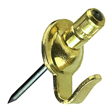 SET 16 GANCI A "X" OTTONATI CON CHIODI N. 0