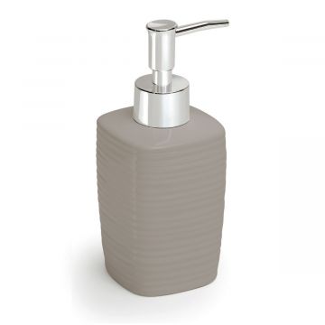 LINEA KELLY - DOSASAPONE TORTORA CHIARO IN CERAMICA 7,2X7,2CM H 16,3CM