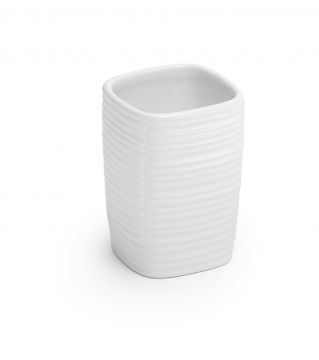 LINEA KELLY - BICCHIERE PORTASPAZZOLINI BIANCO 