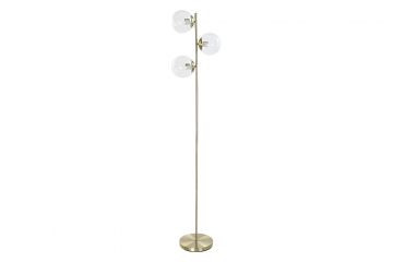 PIANTANA 3 LUCI IN METALLO/CRISTALLO 35X25X167CM - 3XE27 50W