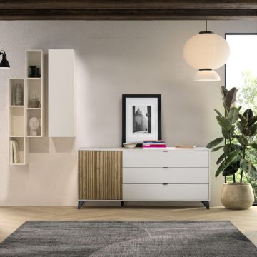 COMPOSIZIONE MOD. I LAGO CASHMERE E ROVERE CANNETTATO