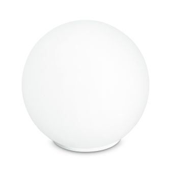 LAMPADA DA TAVOLO A LED CITY BIANCO SATINATO 35X36CM - 1XE27 60W