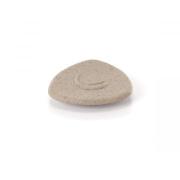 LINEA LIBRA - PORTA SAPONE BEIGE IN RESINA E SABBIA 14,7X14X3,2CM