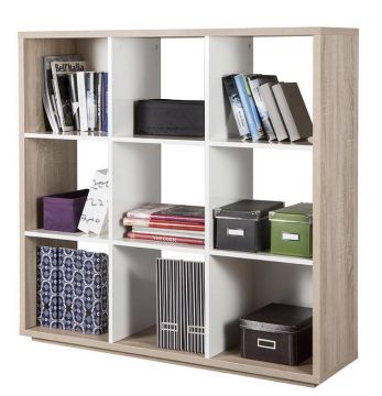 LIBRERIA 9 VANI 120X35 H120 ROVEREes LIBRERIA 9 VANI 120X35 H120 ROVEREes