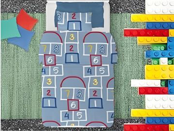 COMPLETO LETTO 1P STYLE IN COTONE ASSORTITO