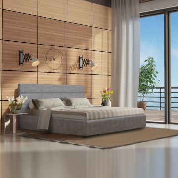 LETTO MATRIM. AURORA TESS.LARGO 12 C/CONTENITORE   CAT.EXTRA