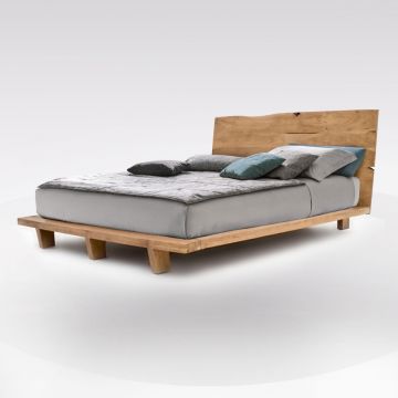 LETTO MATRIMONIALE IN LEGNO D'ACACIA 