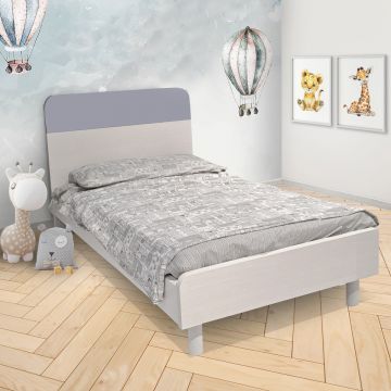 LETTO SINGOLO CON GIROLETTO MOD. CABRIO ROVERE PANNA E AVIO