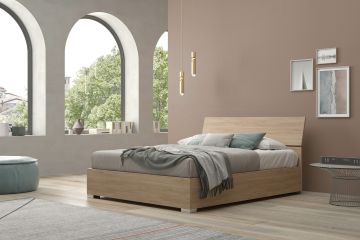 LETTO MATRIMONIALE CON CONTENITORE MOD. EGOS NOCE 