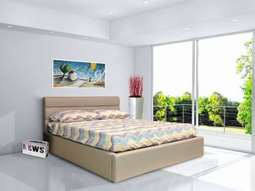 LETTO MATRIMONIALE MODELLO BUBBLE CON CONTENITORE RETE A DOGHE 1 LETTO MATRIMONIALE MODELLO BUBBLE CON CONTENITORE RETE A DOGHE 1