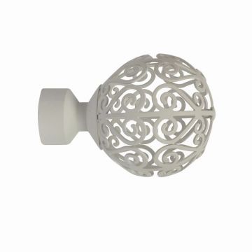 LOFT - FINALE MODELLO SFERA SPIRALI BIANCO 1 PZ