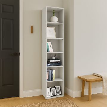 LIBRERIA MODELLO FLAT IN FRASSINO BIANCO