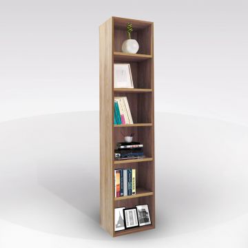 LIBRERIA MODELLO FLAT COLORE NOCE