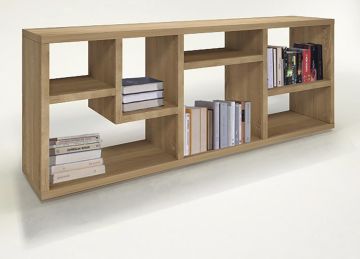 LIBRERIA CON 7 VANI IN ROVERE LIBRERIA CON 7 VANI IN ROVERE