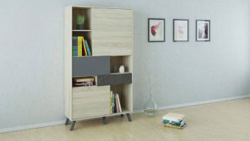 LIBRERIA CON 3 ANTE E 1 CASSETTO CM 100X40 E H 180 LIBRERIA CON 3 ANTE E 1 CASSETTO CM 100X40 E H 180
