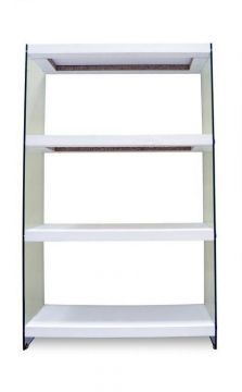 LIBRERIA SHON BIANCO FRASSINATO DI CME 75X29,5 E H 120 JPG 1 LIBRERIA SHON BIANCO FRASSINATO DI CME 75X29,5 E H 120 JPG 1