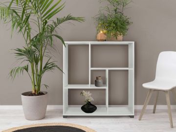LIBRERIA ART.107 ROVERE SBIANCATO 5VANI