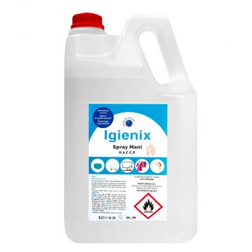IGIENIX SPRAY MANI 70% ALCOOL 5LT