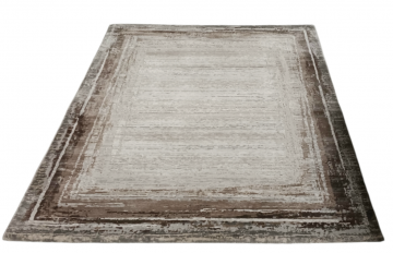 TAPPETO MOD. LULU 133X190CM BEIGE E MARRONE