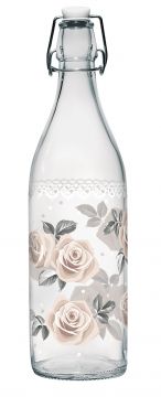 BOTTIGLIA LORY CON TAPPO BIANCO DECORO DARLING ROSE CA