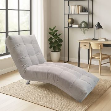 POLTRONA MOD. ISABELLA IN TESSUTO SILVER