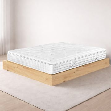 MATERASSO MOD.DUAL MATRIMONIALE CON TOPPER 160X190 H.31 A MOLLE INDIPENDENTI E MEMORY FOAM