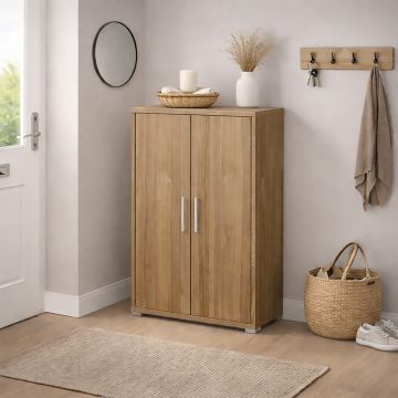 MOBILE MOD. DOUBLE CM 71X41 H. 110 NOCE STELVIO