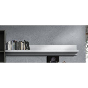 PANNELLO CON MENSOLA MOD.FOSTER CM 120 BIANCO FRASSINATO 