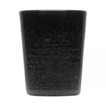 MEMENTO - BICCHIERE ACQUA IN VETRO BLACK SOLID 30CL