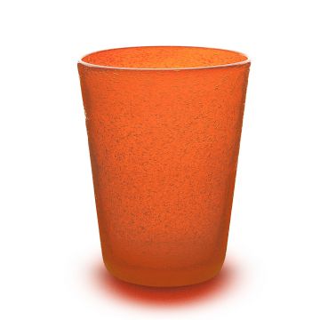 MEMENTO - BICCHIERE ACQUA IN VETRO ORANGE 30CL