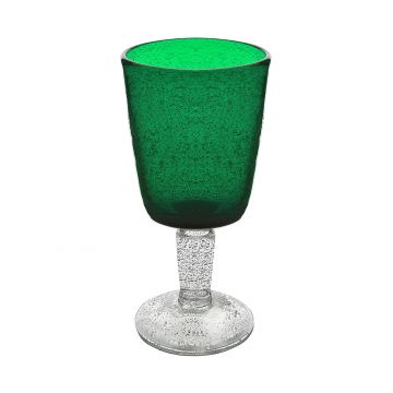 MEMENTO - BICCHIERE GOBLET IN VETRO 30CL EMERALD