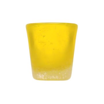 MEMENTO - BICCHIERE SHOT IN VETRO 12CL YELLOW TRASPARENT