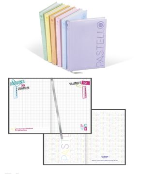 NOTABENE - DIARIO GIRLS PASTELLO 9 MESI 13X17.8CM ASSORTITO