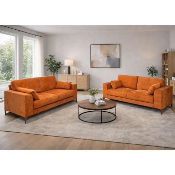 COPPIA DIVANI MOD. NELLIE IN TESSUTO 